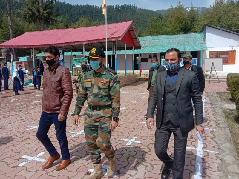 To commemorate the green cover around kupwara and reiterate its importance,  AGS Wayne celebrated the International Day of Forest on 27/03/21. Event was graced by the presence of DFO and Block officer Kupwara  Dr Fayaz Ah Bhat and Mr Fayaz Ah Malik and Maj. Debashsih, this unit which was revelent and inspiring of the students. Event started which an address by the school Principal,  Mr Tariq Ah on the significance of celebrating International day of Forest followed by planting of 25 Deodar saplings by Maj Debashish, guests and school students.  A rally was also organized by the students to spread awareness amongst the locals on Importance of planting trees.